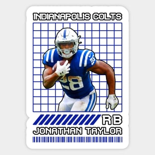 JONATHAN TAYLOR - RB - INDIANAPOLIS COLTS Sticker